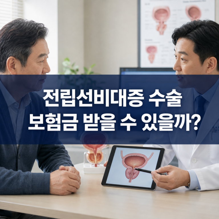 전립선비대증 수술 보험금 받을 수 있을까? 실비와 수술비 청구 조건 2 전립선비대증 수술 보험금 썸네일