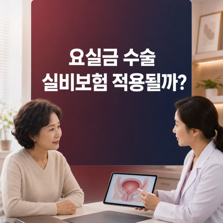 요실금 수술 실비보험 적용될까? 치료 목적과 미용 목적의 차이 1 요실금 수술 실비보험 썸네일