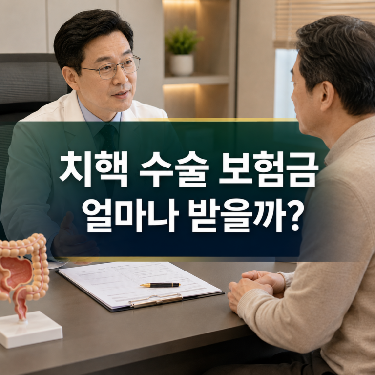 치핵 수술 보험금 썸네일