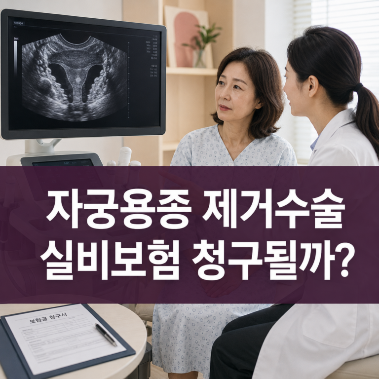 자궁용종 제거수술 실비보험 썸네일