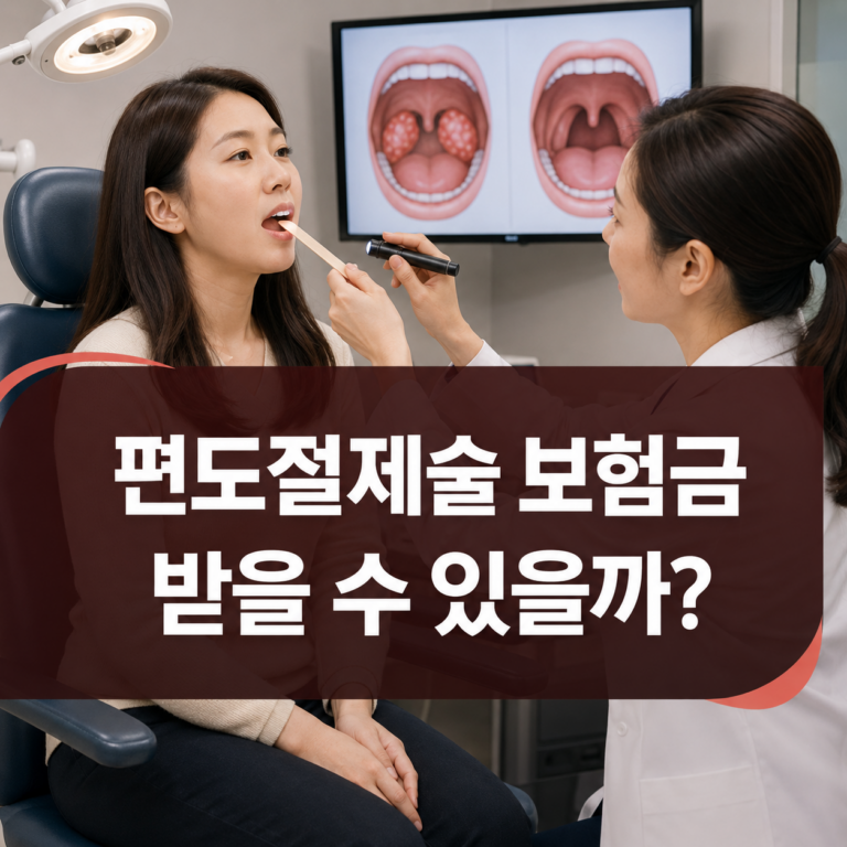 편도절제술 보험금 썸네일