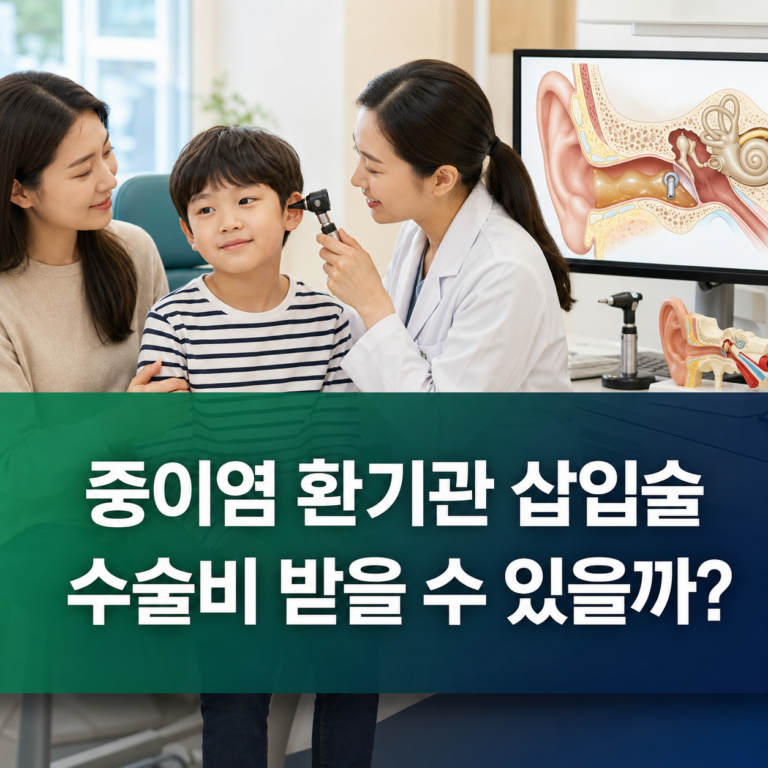 중이염 환기관 삽입술 보험에서 수술비가 나올까? 질병코드 확인 6 환기관 삽입술 수술비 썸네읾