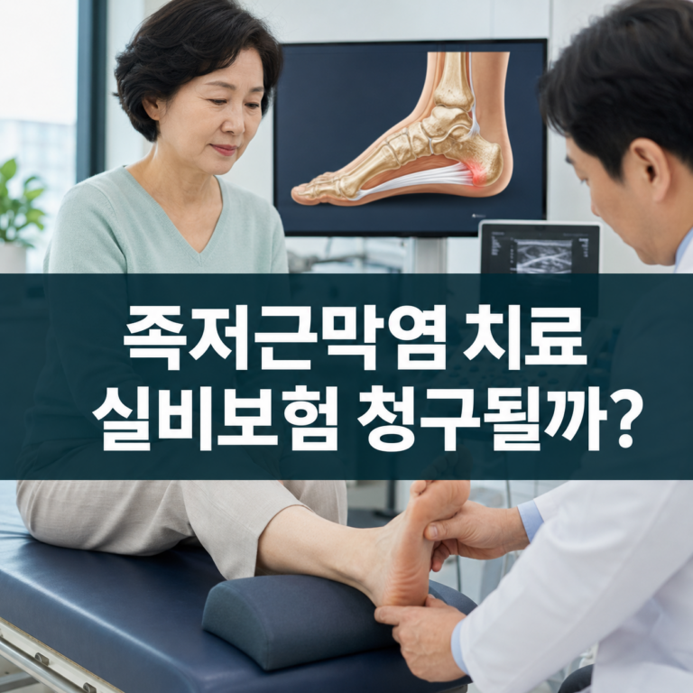 족저근막염 치료 실비보험 청구될까? 주사·물리치료 보장 범위 1 족저근막염 치료 실비보험 썸네일
