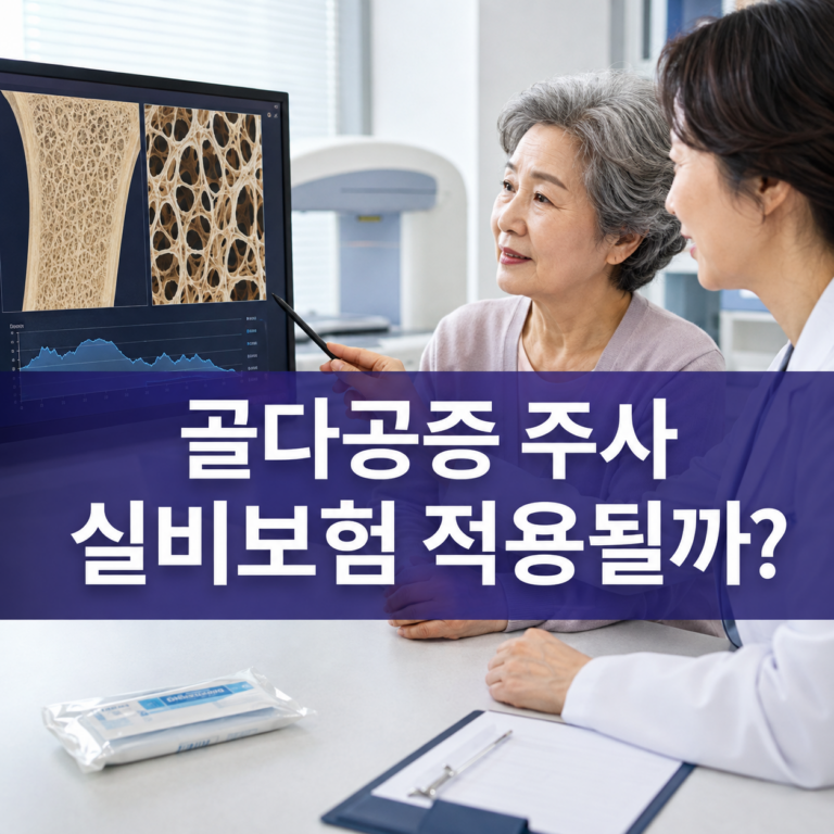골다공증 주사 실비보험 적용될까? 골밀도검사와 치료비 청구 기준 6 골다공증 주사 실비보험 썸네일