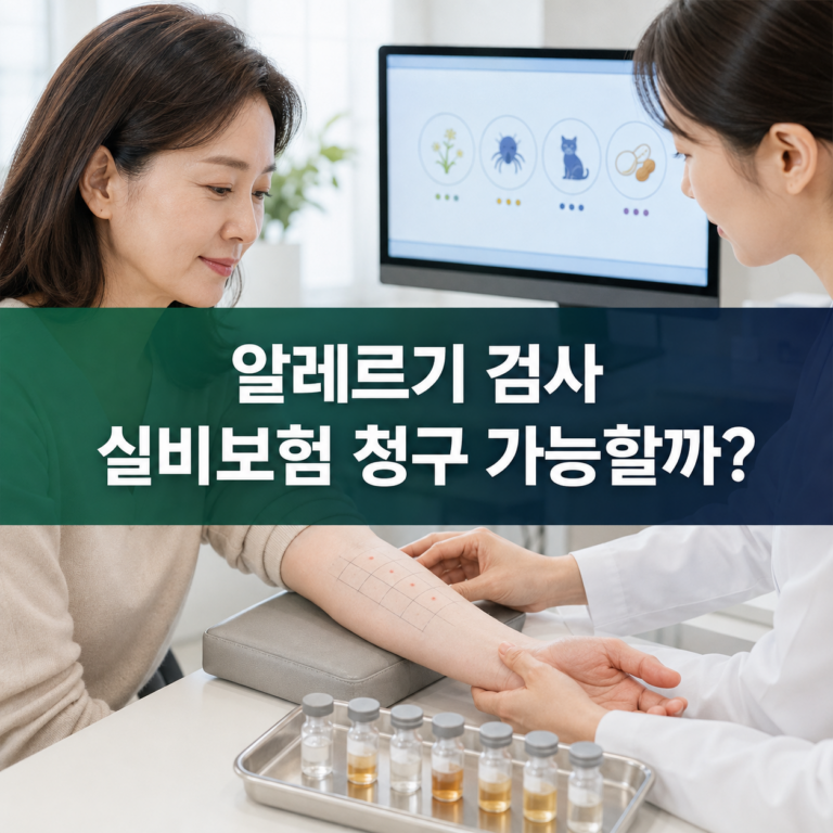 알레르기 검사 실비보험 청구 가능할까? 비급여 검사비 보장 기준 4 알레르기 검사와 실비보험 썸네일