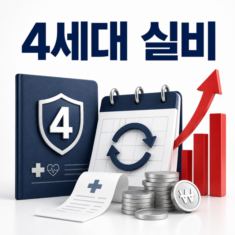 4세대 실비 갱신 시 보험료 할증 기준과 비급여 공제금액은? 2 4세대 실비