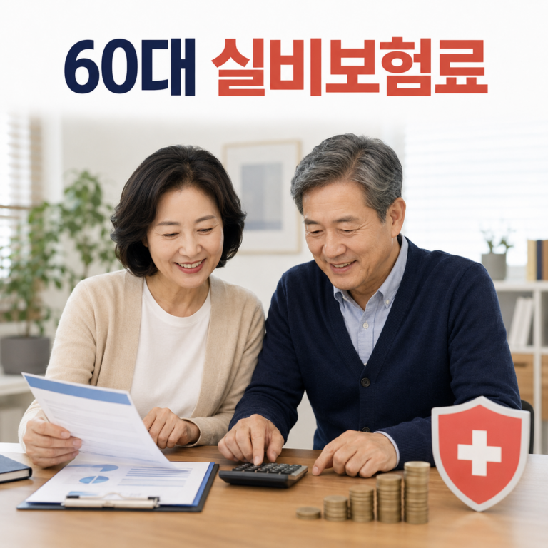 60대 실비보험료 얼마가 적당할까? 월 보험료와 추천 가입 방법 1 60대 보험료