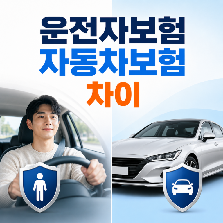 운전자보험과 자동차보험 차이 총정리|가입 전 꼭 알아야 할 핵심 내용 3 운전자 자동차보험