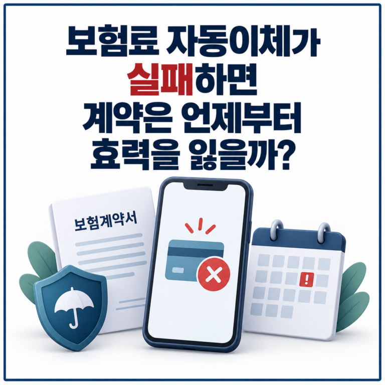 보험료 자동이체가 실패하면 계약은 언제부터 효력을 잃을까? 5 자동이체 썸네일
