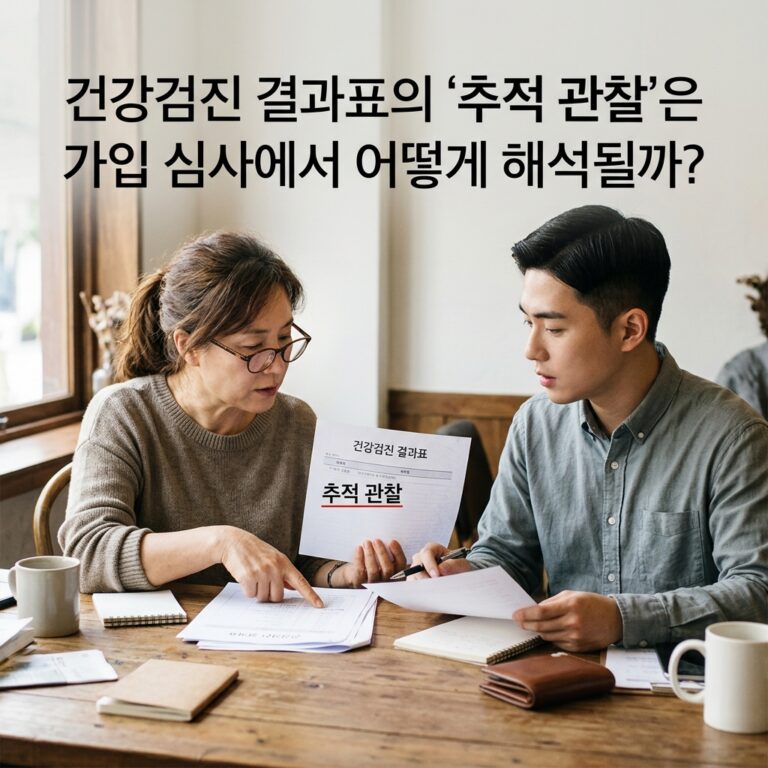ai thumbnail photography 건강검진 결과표의 ‘추적 관찰은 가입 심사에서 어떻게 해석될까 1788588095