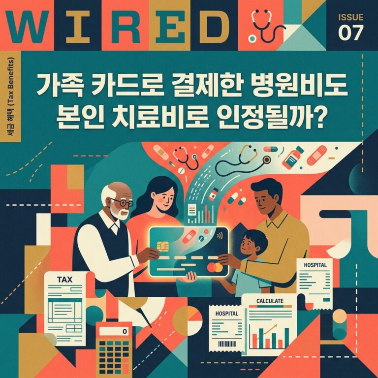 ai thumbnail poster 가족 카드로 결제한 병원비도 본인 치료비로 인정될까 1788589446