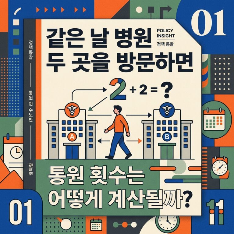 ai thumbnail poster 같은 날 병원 두 곳을 방문하면 통원 횟수는 어떻게 계산될까 1788590145