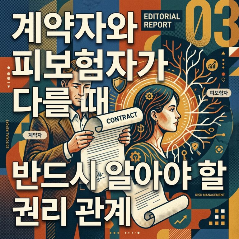 ai thumbnail poster 계약자와 피보험자가 다를 때 반드시 알아야 할 권리 관계 1789656270