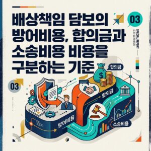 ai thumbnail poster 배상책임 담보의 방어비용 합의금과 소송비용을 구분하는 기준 1790762021