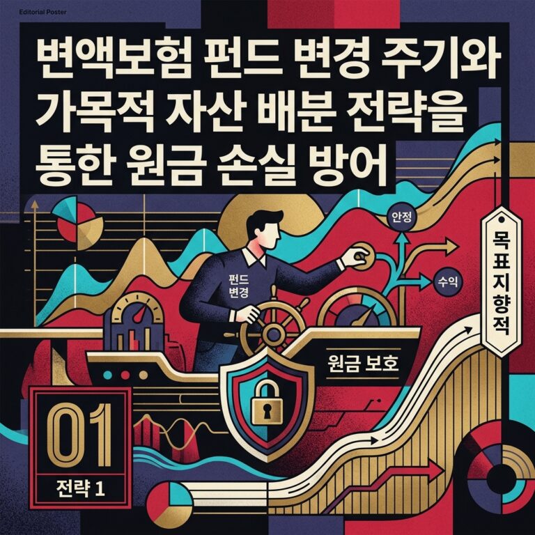 ai thumbnail poster 변액보험 펀드 변경 주기와 가목적 자산 배분 전략을 통한 원금 손실 방어 1788595202