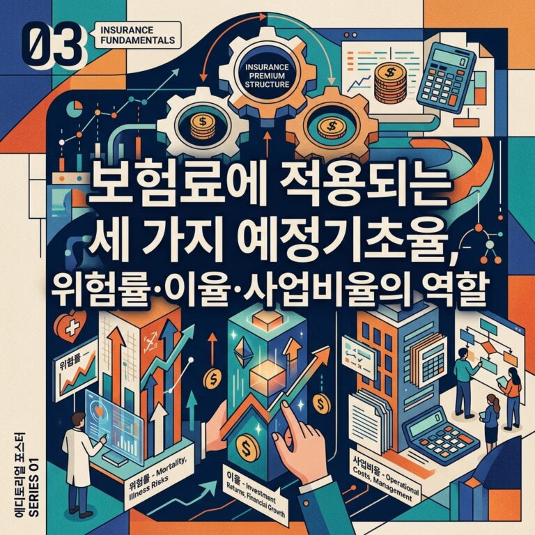 ai thumbnail poster 보험료에 적용되는 세 가지 예정기초율 위험률·이율·사업비율의 역할 1790759621