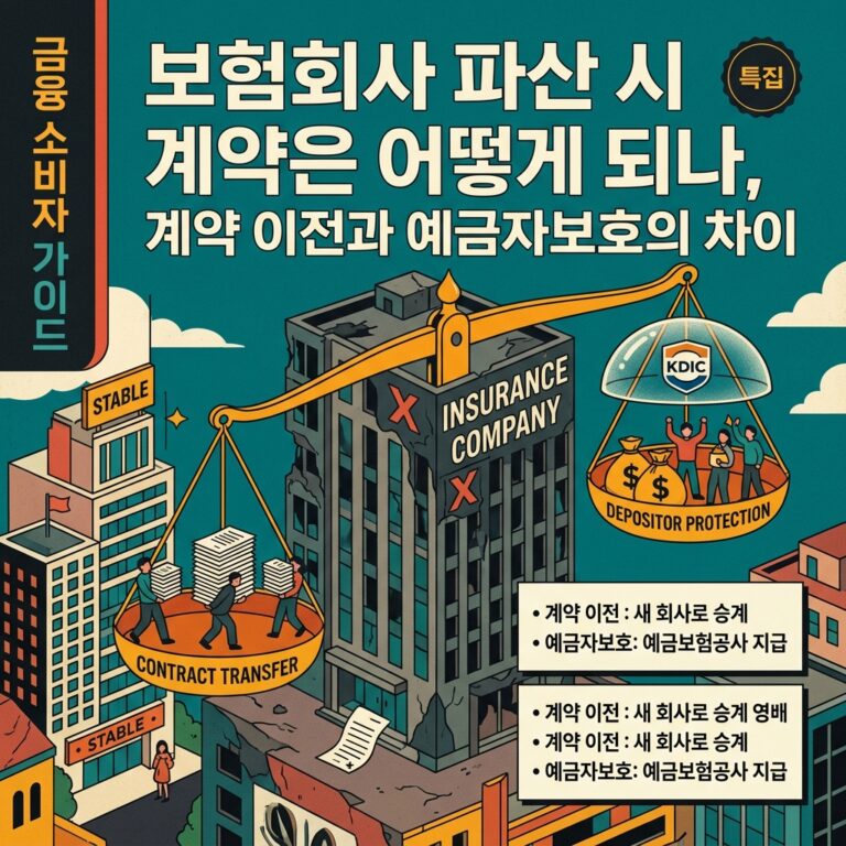 ai thumbnail poster 보험회사 파산 시 계약은 어떻게 되나 계약 이전과 예금자보호의 차이 1790760456