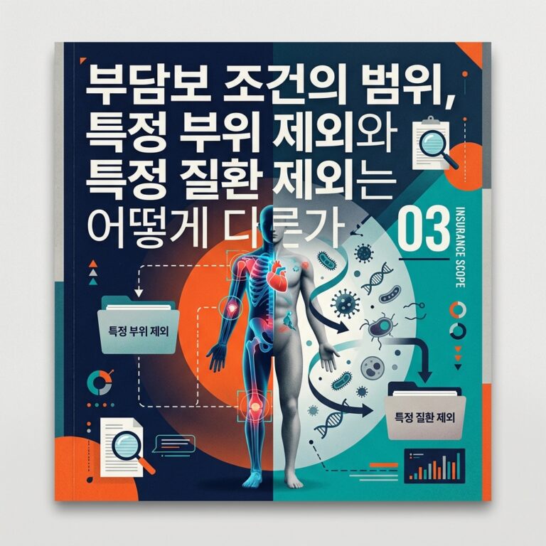 ai thumbnail poster 부담보 조건의 범위 특정 부위 제외와 특정 질환 제외는 어떻게 다른가 1790759239