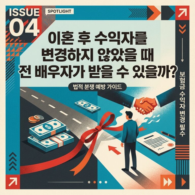 ai thumbnail poster 이혼 후 수익자를 변경하지 않았을 때 전 배우자가 받을 수 있을까 1788588976
