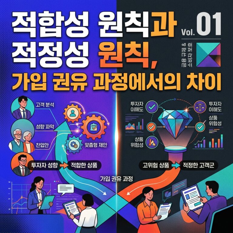 ai thumbnail poster 적합성 원칙과 적정성 원칙 가입 권유 과정에서의 차이 1790761326