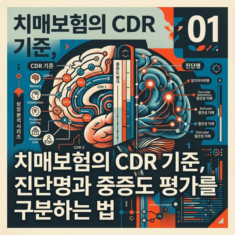 ai thumbnail poster 치매보험의 CDR 기준 진단명과 중증도 평가를 구분하는 법 1790759863