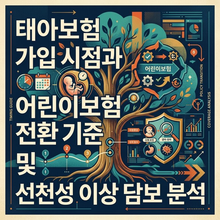 ai thumbnail poster 태아보험 가입 시점과 어린이보험 전환 기준 및 선천성 이상 담보 분석 1788594853