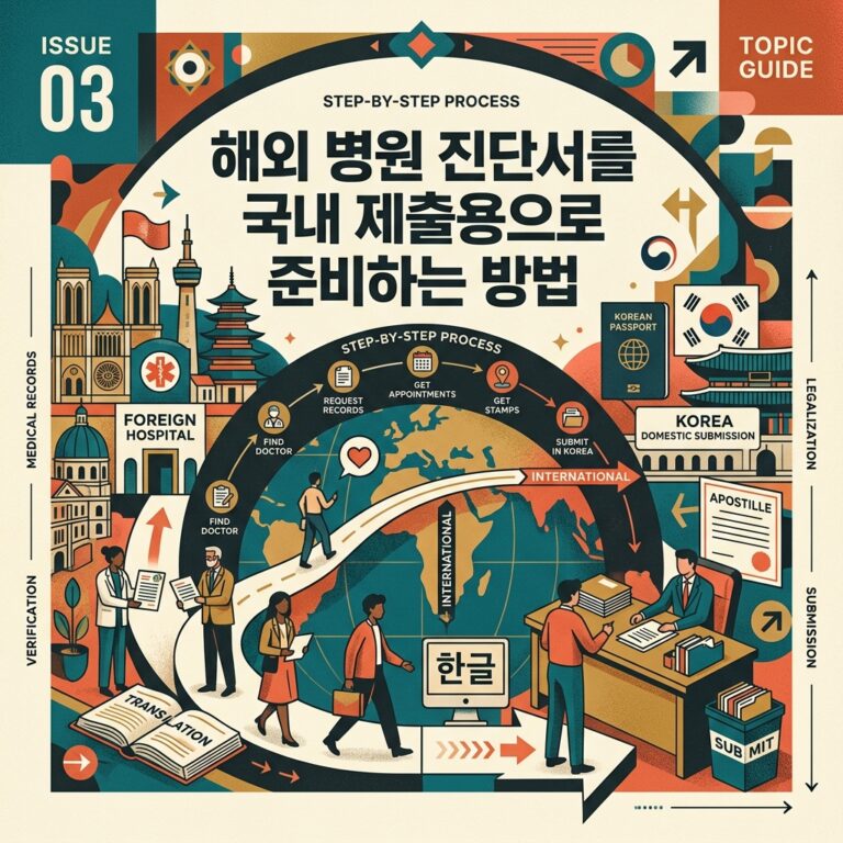 ai thumbnail poster 해외 병원 진단서를 국내 제출용으로 준비하는 방법 1788592092