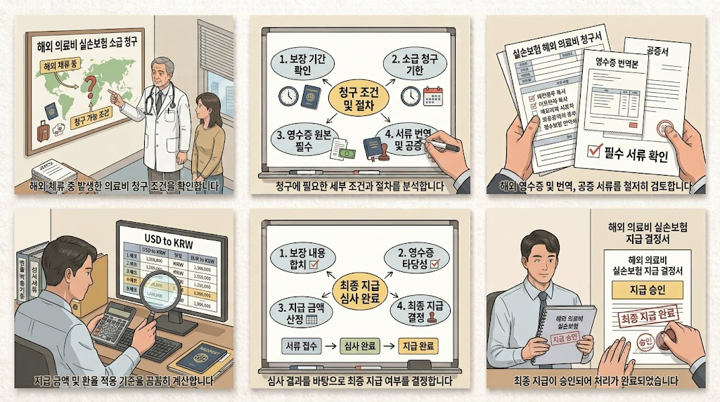 해외 체류 중 발생한 의료비의 국내 실손보험 소급 청구 조건 및 제출 서류 1 image 62