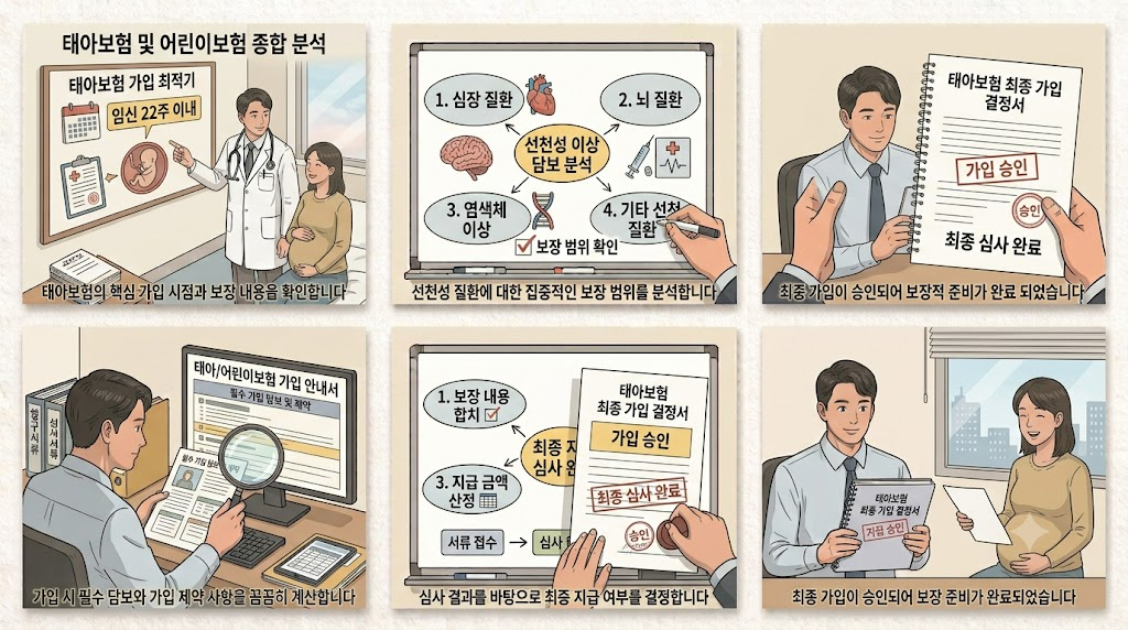 태아보험 가입 시점과 어린이보험 전환 기준 및 선천성 이상 담보 분석 1 image 63